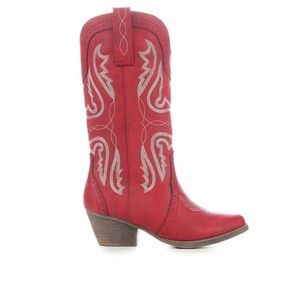 Sugar cowboy boots worn once